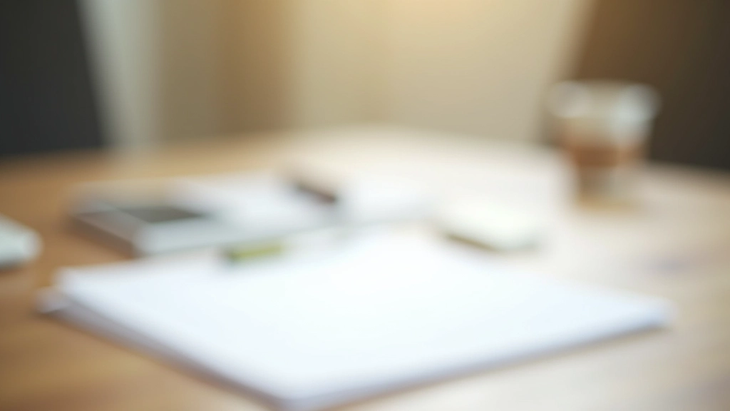 Documentos de propriedade organizados num espaço de trabalho profissional